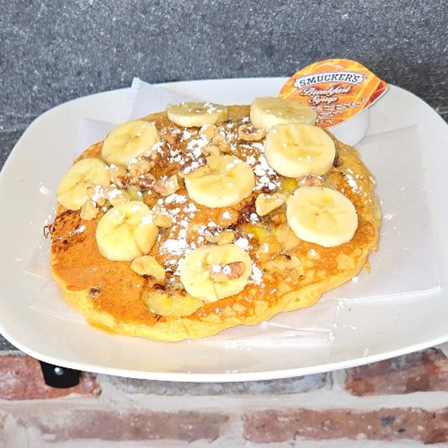 Banana Nut Pancakes.