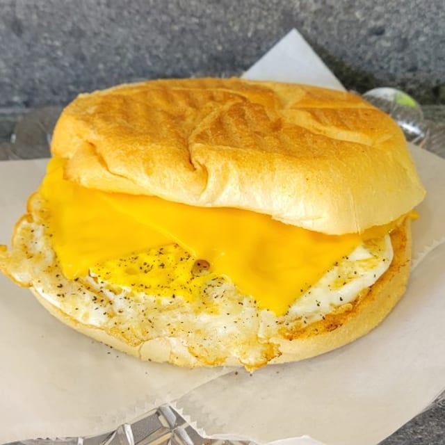 Egg & Cheese Sandwich.