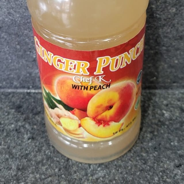 Chef K Ginger Punch with Peach.
