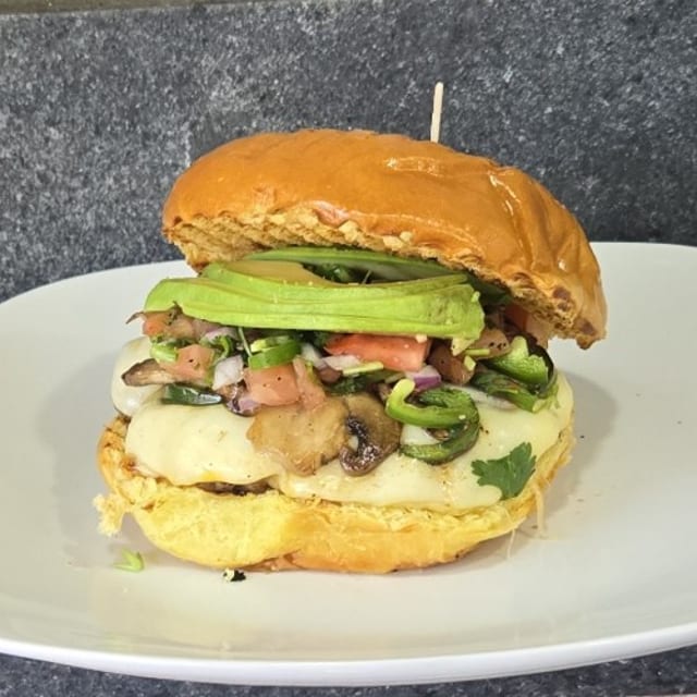 Julio Jalapeno Cheddar Burger.