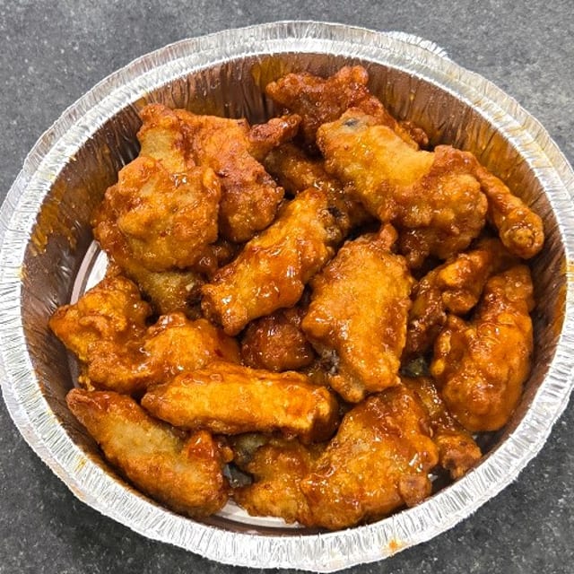 Mango Habanero Wings.