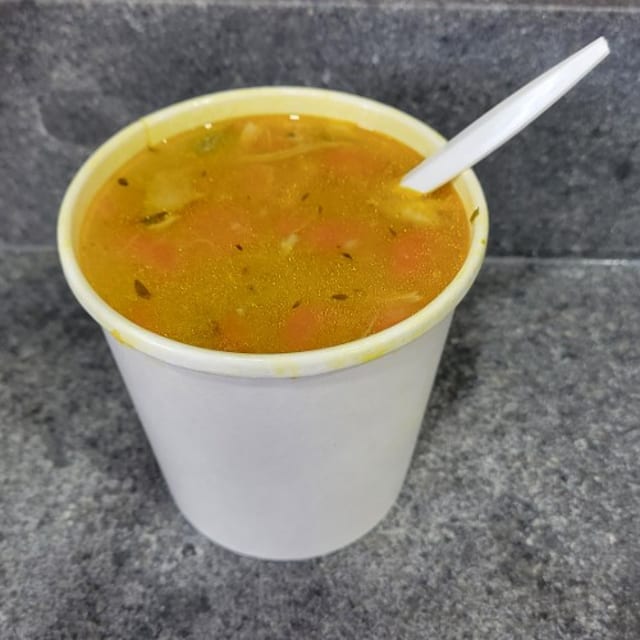 Jamaican Chicken and Dumpling Soup.
