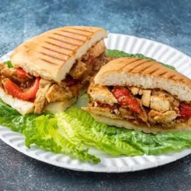 The Jamrock Chop Sandwich.