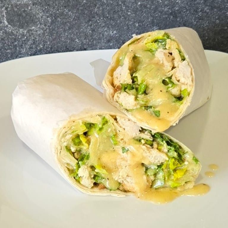 Delicious Chicken Caesar Wrap
